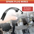 thumbnail image 3 of Cables de bobina de bujía de coche Unique Bargains para Renault Twingo Hatchback 1.2 (desde 1993) No.8200486877 - Paquete de 4, 3 of 6