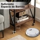 thumbnail image 5 of Costway Mesa Auxiliar 3 Niveles Estante de Discos Rodante Soporte de Almacenamiento de Vinilo 3 Divisores Ruedas para Salón Dormitorio Marrón, 5 of 9