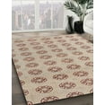 thumbnail image 2 of Ahgly Company Indoor Round Abstract Dark Almond Brown Abstract Area Rugs, 7' Round, 2 of 6