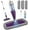 Purple, variant on Spray Mop for Floor Cleaning with Washable Pads, Microfiber Wet Mops with 800 ml Refillable Bottle,Reusable Dust Mops with Sprayer for Hardwood Laminate Vinyl Tile Cleaning