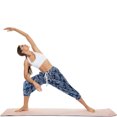 thumbnail image 5 of OSOLU Solid Color Capris For Women Casual Pants High Waist Bottom Drawstring Joggers Casual Pants Trousers Daily Relaxed Fit Breathable Bottoms, 5 of 7