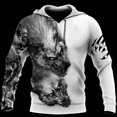 thumbnail image 3 of Sudadera con capucha para hombre, otoño e invierno, estampado 3D de lobo animal, manga larga, holgada, moda urbana, ropa para hombre 6XL, 3 of 5