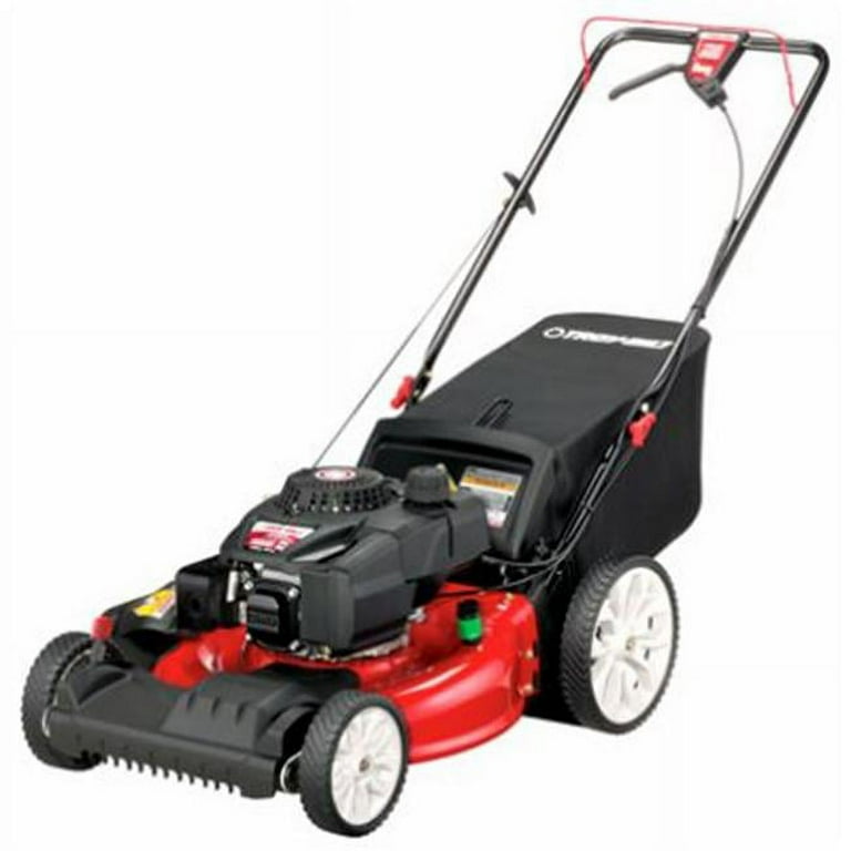 Troy Bilt TB230 21 inch 3 in 1 Self Propelled Gas Mower with Steel Deck Triaction Cutting System 159cc