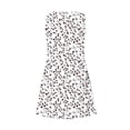 thumbnail image 5 of Zedker Summer Dresses for Women Casual Sleeveless Neck Sleeveless Printed Sundresses Floral Beach Short Dress with Pockets White Size S-XXL, 5 of 7