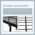thumbnail image 6 of AUFANK California King Size Platform Metal Bed Frame Foundation Heavy Duty Steel Slabs Black, 6 of 7