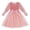 Pink, variant on GYRATEDREAM Toddler Girls Velvet Dress Long Sleeve Tulle Tutu Birthday Tea Party Princess Dresses 18M-6Y