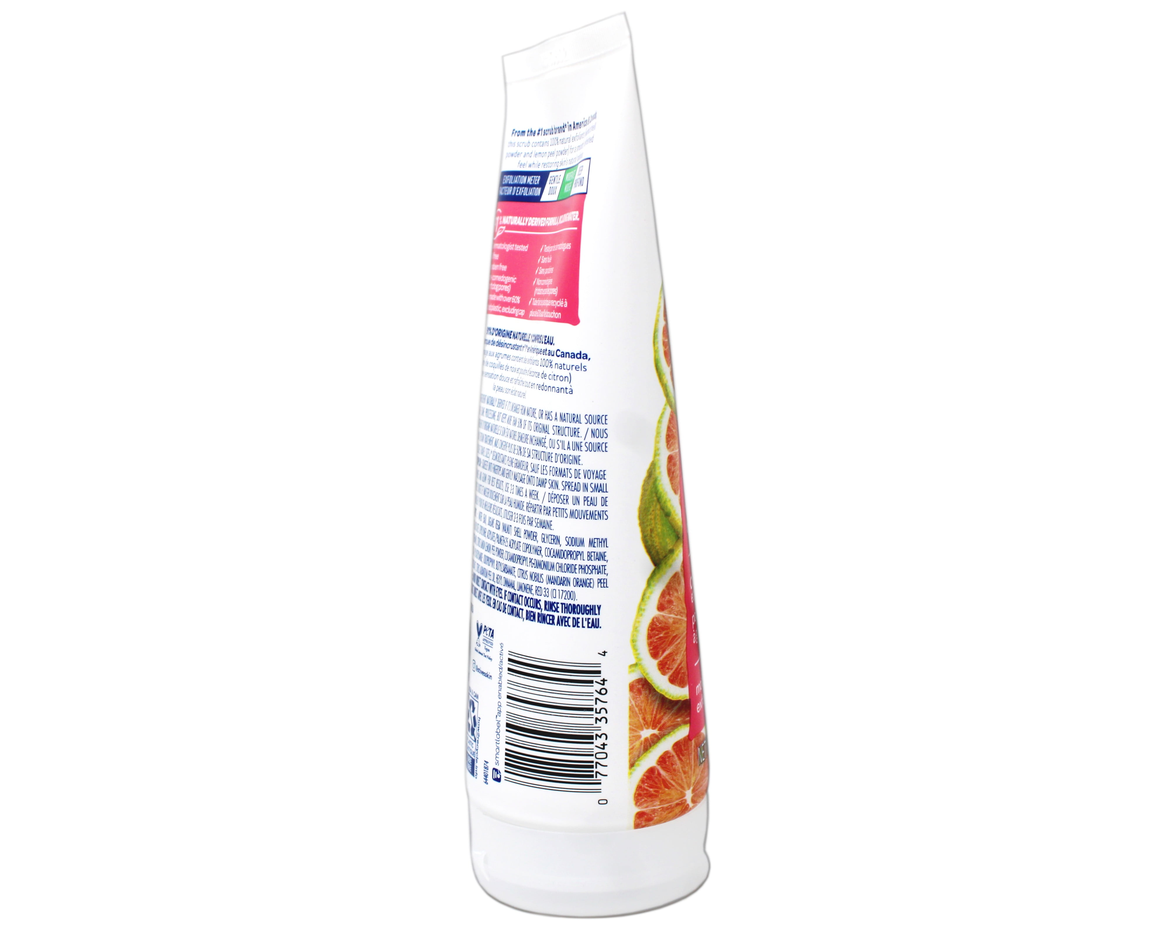 Pack of (4) St Ives Scrub, Even And Bright Pink Lemon And Mandarin Orange 6 Ounce