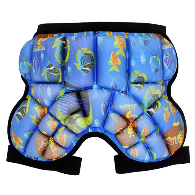 Bangcool Padded Shorts Creative Cartoon Pattern Padded Pants Protective Gear for Kid