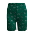 thumbnail image 4 of Puntoco Pantalones cortos deportivos para mujer, mallas de yoga estampadas a la moda para mujer, pantalones deportivos sólidos para correr, gimnasio y fitness para mujer, pantalones activos de tr, 4 of 4