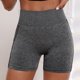 thumbnail image 4 of Gibobby Short Deportivo Pantalones deportivos de cintura alta para mujer, pantalón liso, a la moda(Gris, S), 4 of 5