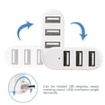 thumbnail image 4 of PC Laptop Data Transfer Mini High Speed Adapter USB 3.0 Hub Splitter Box 3 Ports WHITE USB 3.0 HUB, 4 of 8