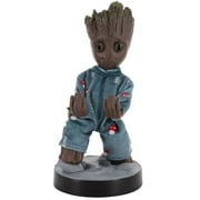 Exquisite Gaming: The Guardians Of The Galaxy: Toddler Groot In Pajamas -Original Gaming Controller & Phone Holder, Cable Guys, Marvel Licensed Figure