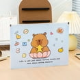 thumbnail image 2 of Trendy Tool Kit for Home, Cute Capybara School Plastic Envelopes Clear Plastic Folders for Document Letter Size File Envelopes with Snap Closure File Folders Document Folders for Scho, 2 of 9