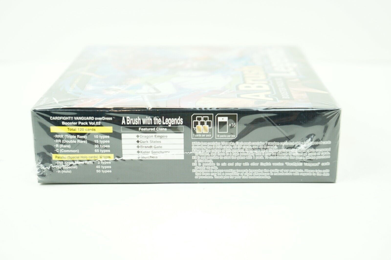 a brush with legends booster box Amazon.com: Bushiroad Cardfight Vanguard Overdress: A Brush with The  Legends Booster Box,Black : Toys & Games main image 1