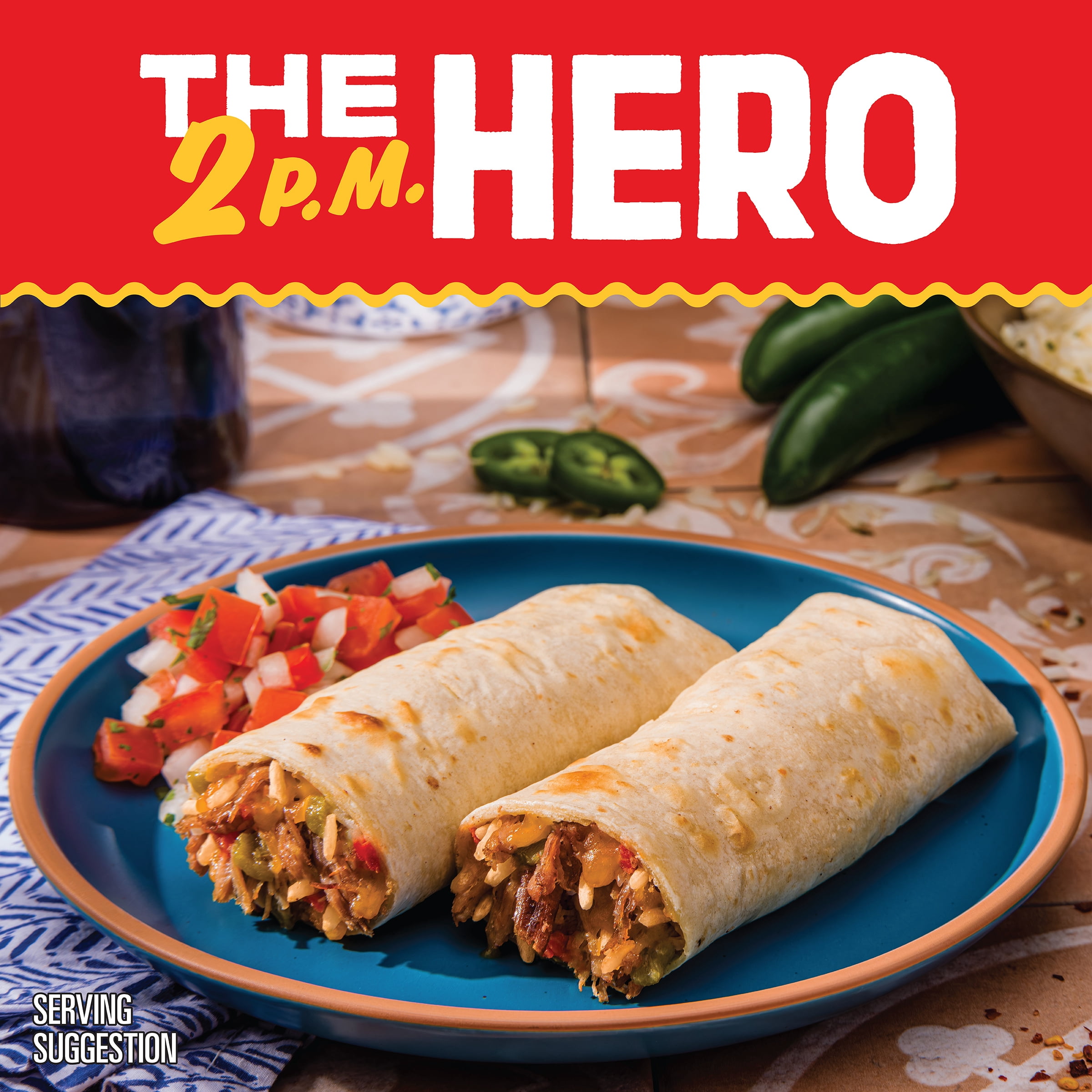 El Monterey Signature Shredded Steak and Cheese Burrito, 4.8 oz (Frozen)