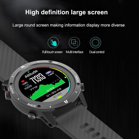 running watch with GPS Outdoor GPS Sports Watch Fitness Tracker Wrist Watch for Running Swimming Climbing