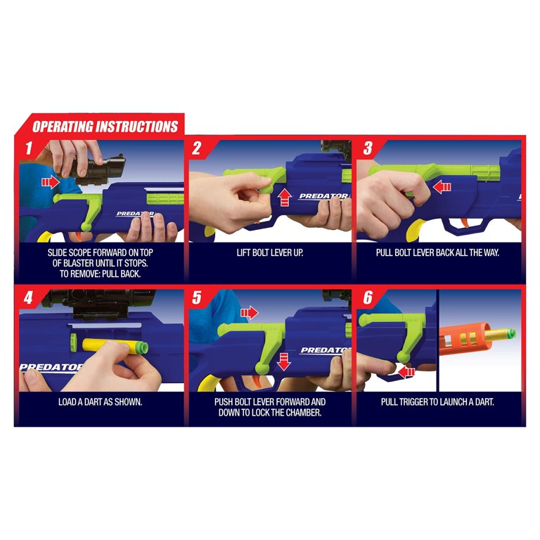 Buzz Bee Toys Air Warriors Ultra-Tek Predator - Walmart.com