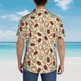 thumbnail image 6 of Balery Valentine'S Day Rose Print Men's Hawaiian Shirts Short Sleeve Beach Shirt Relaxed Fit Vacation Button Down Shirts-Medium, 6 of 9