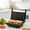 Black-106, variant on 3-in-1 Electric Indoor Grill & Panini Press, Non-Stick Cooking Plates, 180-Degree Open Gourmet Sandwich Maker, Floating Hinge Design with Grease Tray