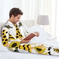 thumbnail image 6 of Lsque Sunflower Gnome Pattern Long Sleeve Pajama Set for Men - Soft 2-Piece Sleepwear and Loungewear Set with Pockets, Comfy Nightwear-XX-Large, 6 of 7