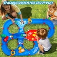 thumbnail image 6 of Vatos 100-Piece DIY Toddler Water Park Playset, 2-Tier Water Table for Kids Aged 3-7, 6 of 11