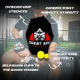 thumbnail image 4 of Entrenador de fuerza de agarre Great Ape Grips con dos pelotas antiestrés, 4 of 5