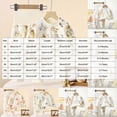 thumbnail image 3 of TOWED22 Toddler Boys Pajamas 2 Pieces Long Sleeve Top and Pants Set Cotton Print Pjs Sleepwear Jammies Fall Winter 6-12 Months 12-24 Months 2t 3t 4t 5t 6t 7t 8t 9t Children,Brown,6-12 M, 3 of 4