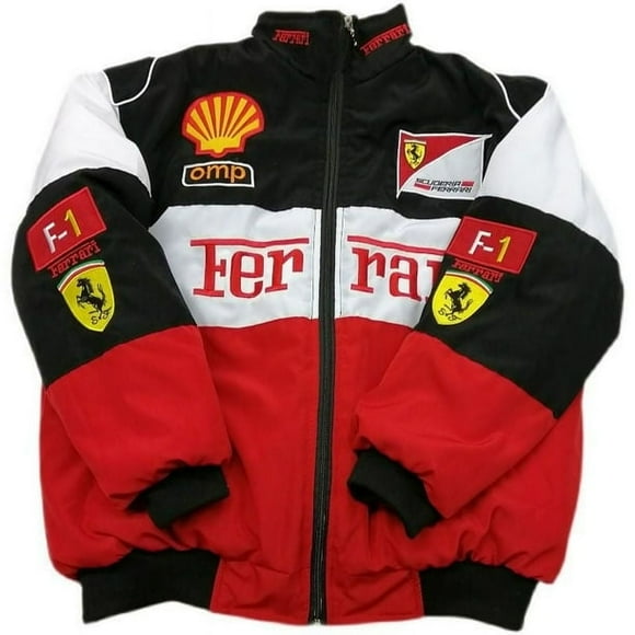 Costume de Course d'Équipe F1 Costume de Cyclisme Moto Veste Brodée Manteau Ample