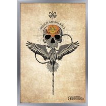 Fantastic Beasts And Where To Find Them: The Crimes of Grindelwald - Grindelwald Badge Wall Poster, 14.725" x 22.375", Framed