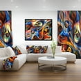 thumbnail image 3 of Designart - Abstract Music and Rhythm - Abstract Framed Canvas Art Print, 3 of 4
