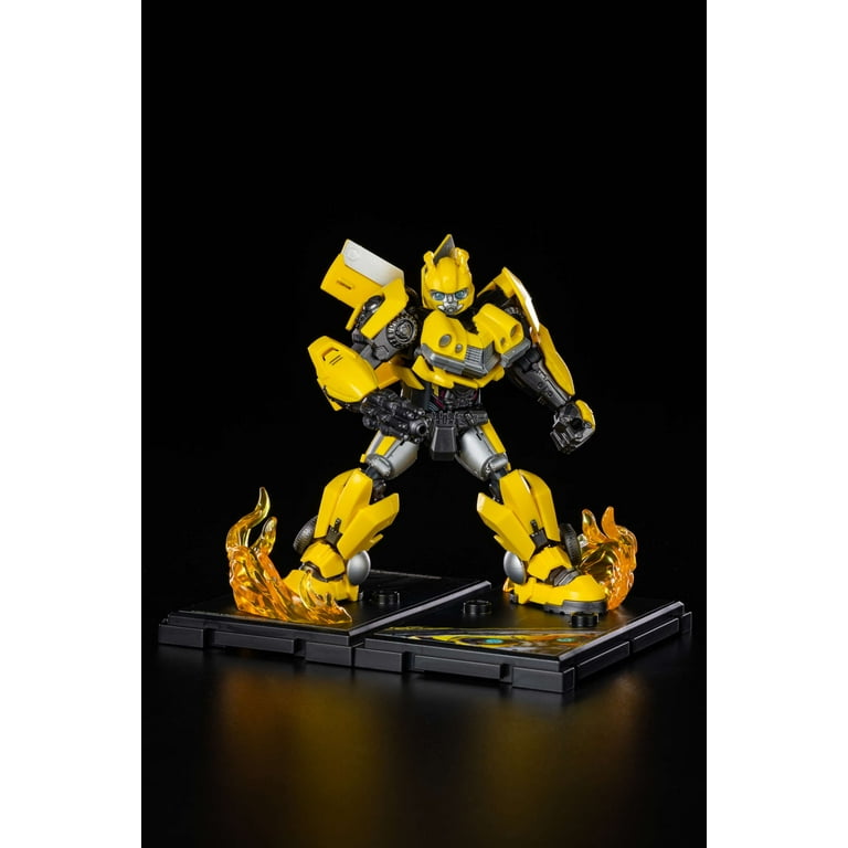 BLOKEES Transformers Bumblebee Model Building Kit - Poseable Action Figure With 20+ Movable Joints, No Glue Needed