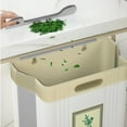 thumbnail image 5 of Kitchen Garbage Bin under $5! CQCYD Hanging Kitchen Trash Can, Foldable Compost Bin, 10L Under Sink Garbage Bin, Cabinet Door Mounted Waste Bin, Space Saving, 5 of 7