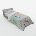 thumbnail image 3 of Ambesonne Colorful Bedding Set 4 Pcs, Flying Bird Nest Roof, Queen, Multicolor, 3 of 3