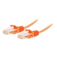 thumbnail image 2 of C2G Câble Ethernet Cat6 10 Pieds - Mince - Sans Accroc Non Blindé (UTP) - Orange - Câble Patch - RJ-45 (m) à RJ-45 (m) - 10 Pieds - UTP - Chat 6 - Moulé, Sans Accroc - Orange, 2 of 2