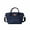 Navy, variant on PPLoney Large Capacity Insulated Lunch Bag - Waterproof & Stain-Proof Bento Bag with Extended Strap for Convenient Carrying at Office or Outdoors (Gray)