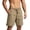 (New32)Khaki, variant on Thousandth Men's Summer Shorts Plus Size Quick Drying Moisture Wicking Athletic Shorts Loose Elastic Waist Biker Shorts Plain Outdoor Casual Shorts