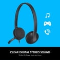 thumbnail image 3 of Auriculares Logitech USB H340 Stereo para Windows y Mac - Negro, 3 of 7