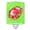 Green, variant on Caroline's Treasures BB8269CNL Crab Pink Polkadot Ceramic Night Light, 6x4x3", multicolor
