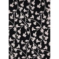thumbnail image 1 of Ahgly Company Indoor Rectangle Mid-Century Modern Black Oriental Area Rugs, 8' x 10', 1 of 6