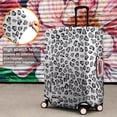 thumbnail image 4 of White and Gray Of Leopard Print Luggage Cover Fashion Suitcase Cover Baggage Covers Fit 25-28 Inch Luggage (Go Travel), 4 of 5
