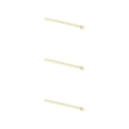 thumbnail image 1 of Injueey Pajita para beber de vidrio Reutilizable Insípido Cabeza redonda Interior Exterior Oficina Fiesta Refrescos Pajitas Bar Herramientas Amarillo Amarillo 3piezas Injueey CBP053676, 1 of 6