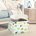thumbnail image 5 of Colorful fruit pattern design(2) Large Toy Box Chest Storage with Flip-Top Lid, Collapsible Storage Boxes Container Bins for Toys, Playroom Organizers, 5 of 5