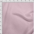 thumbnail image 3 of oneOone Georgette Viscose Pink Fabric Geometric Check Fabric For Sewing Printed Craft Fabric By The Yard 42 Inch Wide, 3 of 4