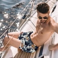 thumbnail image 2 of luoweisi Men's Beach Shorts Quick Dry Swim Trunks with Mesh Lining Merry Chrismas XL, 2 of 5