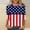 A526 Red, variant on Xdegoge 4th Of July Tops for Women Patriotic Shirts USA American Flag Stars and Stripes Crewneck 3/4 Sleeve Casual Loose Fit Lightweight Summer Holiday Independence Day Graphic Tees