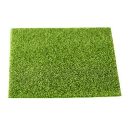 15x15cm DIY Mini Fairy Garden Simulation Plants Artificial Fake Moss Decorative Lawn Turf Green Grass Micro Landscape Decoration