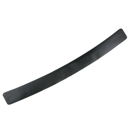- KKmoon Universal Trunk Rear Guard Plate Sticker Car Rear Bumper Trim Anti-Kicked Scratch Protection Sticker Strip 3D Carbon Fiber Film