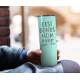 thumbnail image 4 of Mothers Day Gifts for Mother In Law Best Bonus Mom Gifts From Daughter Son in Law 20oz Green Travel Cup Gift Set for Stepmom Christmas Birthday Presents for Stepmother Tumbler, 4 of 6