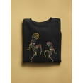 thumbnail image 2 of Ethnic Figures Dancing Sketch Sweatshirt Women -Image by Shutterstock, Female Medium, 2 of 4