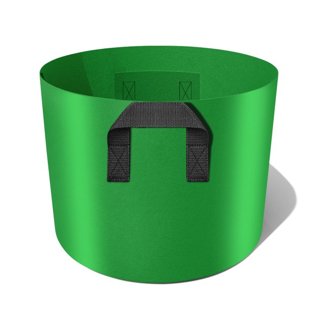 Yuarrent Maceta de cultivo de plantas de patata de tela no tejida, bolsa de invernadero de jardín, maceta de fruta de hierba transpirable, contenedor de Jardín y Patio Verde Yuarrent HA011422-04